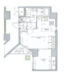 パレ・ソレイユ東日本橋 5階 間取り図