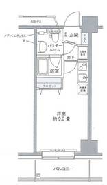 プライムアーバン豊洲 704 間取り図