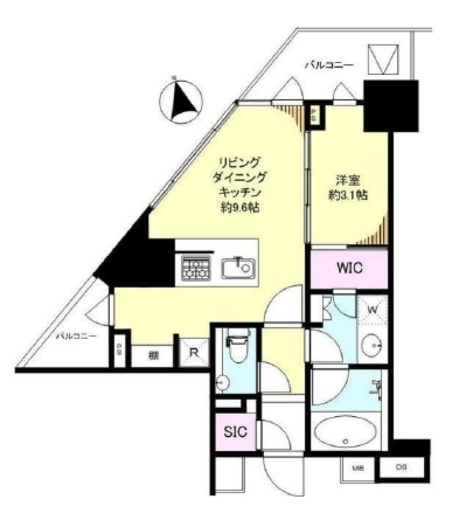 イトーピア目白カレン 6階 間取り図