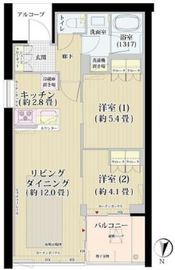 ガーデニエール砧ウエスト 917 間取り図