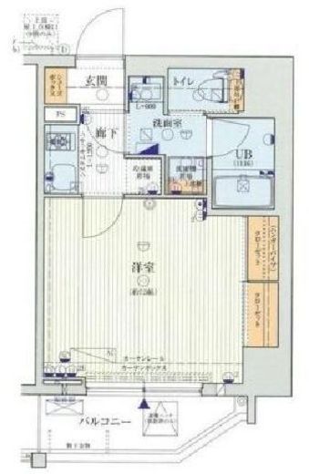 レオンコンフォート西新橋 603 間取り図