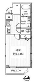 白金高輪レジデンス 306 間取り図