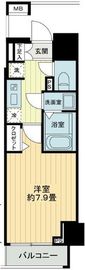 アイル銀座京橋壱番館 12階 間取り図