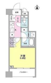 ラクラス新中野 204 間取り図