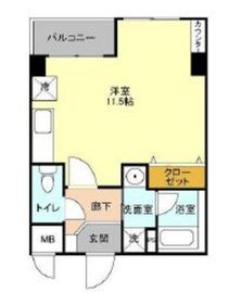 フォレンツタワー文京千石 209 間取り図