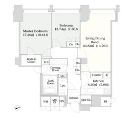 ラ・トゥール千代田 3110 間取り図