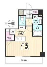 デュオステージ本郷 5階 間取り図