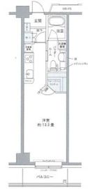 プライムアーバン月島 526 間取り図