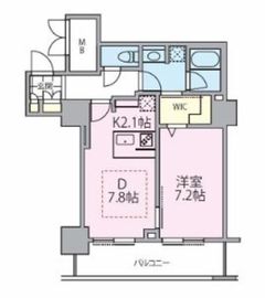 ロイヤルパークスタワー南千住 507 間取り図