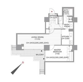 六本木ファーストプラザ 11階 間取り図