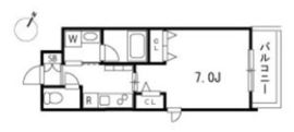 ガーデン目黒 206 間取り図