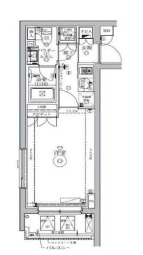 セジョリ自由が丘 301 間取り図
