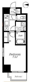 アールミュゼ南麻布 8F1 間取り図