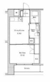 ソサエティ蔵前 204 間取り図