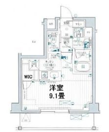 デュオステージ本郷 4階 間取り図