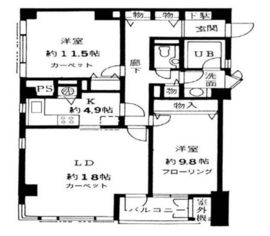 PALACIO BELA VISTA (パラシオベラヴィスタ) 307 間取り図