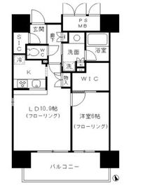 フォンテーヌ芝浦 901 間取り図