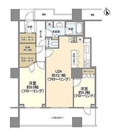 ブランズ麻布狸穴町 7階 間取り図