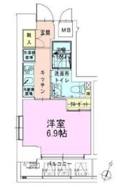 門前仲町レジデンス弐番館 507 間取り図