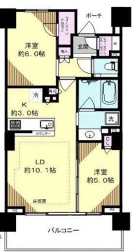 シティテラス杉並方南町 3階 間取り図