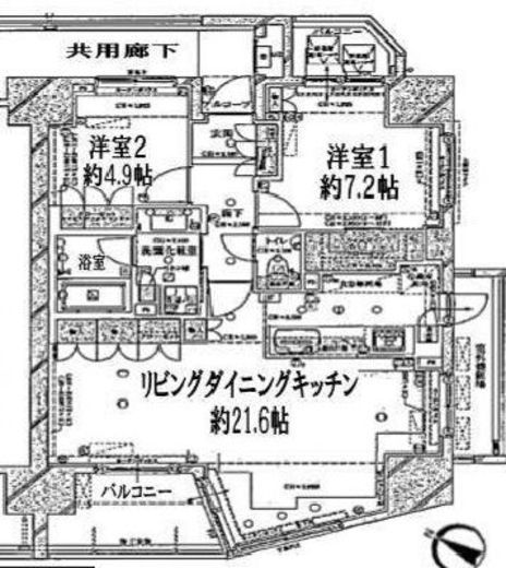 コンフォルテハイム本駒込 9階 間取り図