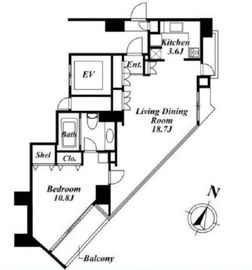 M・TOWER 10階 間取り図