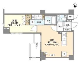 ジオ新宿百人町 7階 間取り図