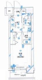 ガリシア浜松町 10階 間取り図