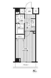 グランハイツ東中野 216 間取り図