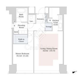 アトラス青山レジデンシャル 3219 間取り図