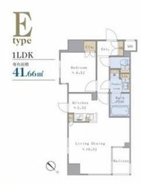 ブリリアイスト千駄ヶ谷 405 間取り図