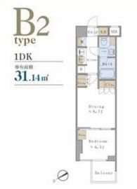 ブリリアイスト千駄ヶ谷 418 間取り図