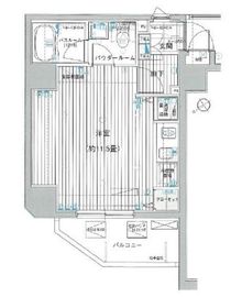 グローベルザ・スイート上野 11階 間取り図