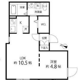 ブランシェ中野本町 306 間取り図