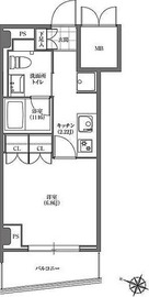 ヒューリック板橋 1008 間取り図