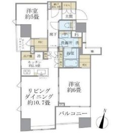 ブリリア日本橋三越前 6階 間取り図