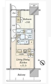 東京ミッドベイ勝どき 4階 間取り図