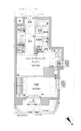 ラ・コスタ新宿余丁町 5階 間取り図