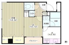 四ツ谷ハウス 204 間取り図