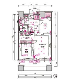 目黒第一マンションズ 1302 間取り図