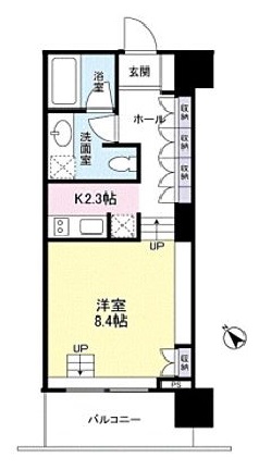 プリズムタワー 2階 間取り図