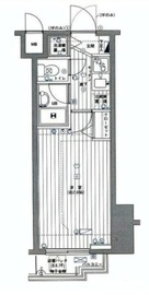 グランド・ガーラ麻布十番 5階 間取り図