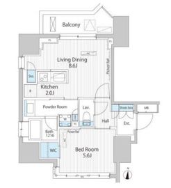 グランシエル南青山 204 間取り図