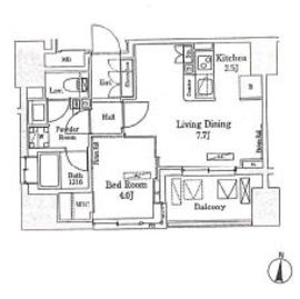 グランシエル南青山 303 間取り図