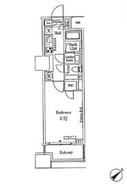 ルビア赤坂 303 間取り図