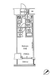 ルビア赤坂 205 間取り図