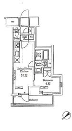 ルビア赤坂 308 間取り図