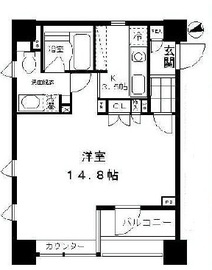 ラヴォーグ南青山 6階 間取り図