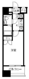 ヴィーダ・スカイコート品川 4階 間取り図