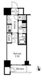 フレンシア文京関口 102 間取り図